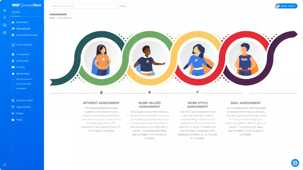 in counselHero our goals to help students discover themselves